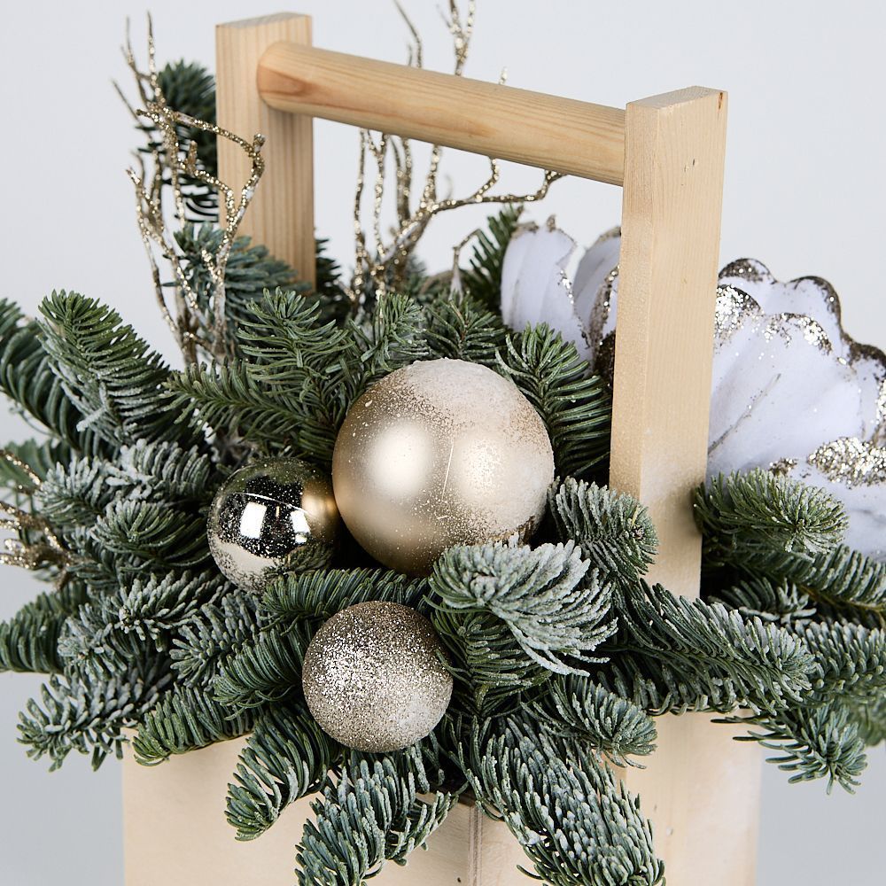 композиция “морозная нежность” 