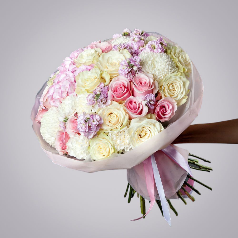 букет "розовая пастила" 