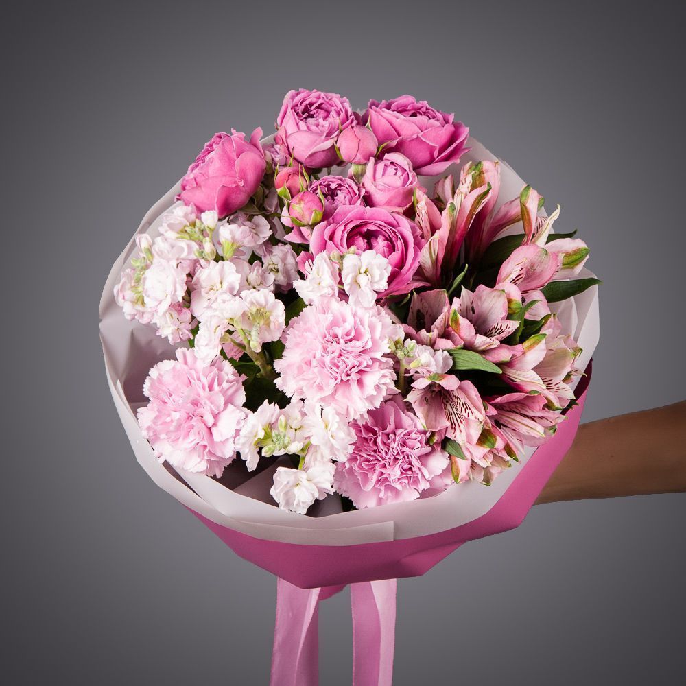 букет "симфония" pink 