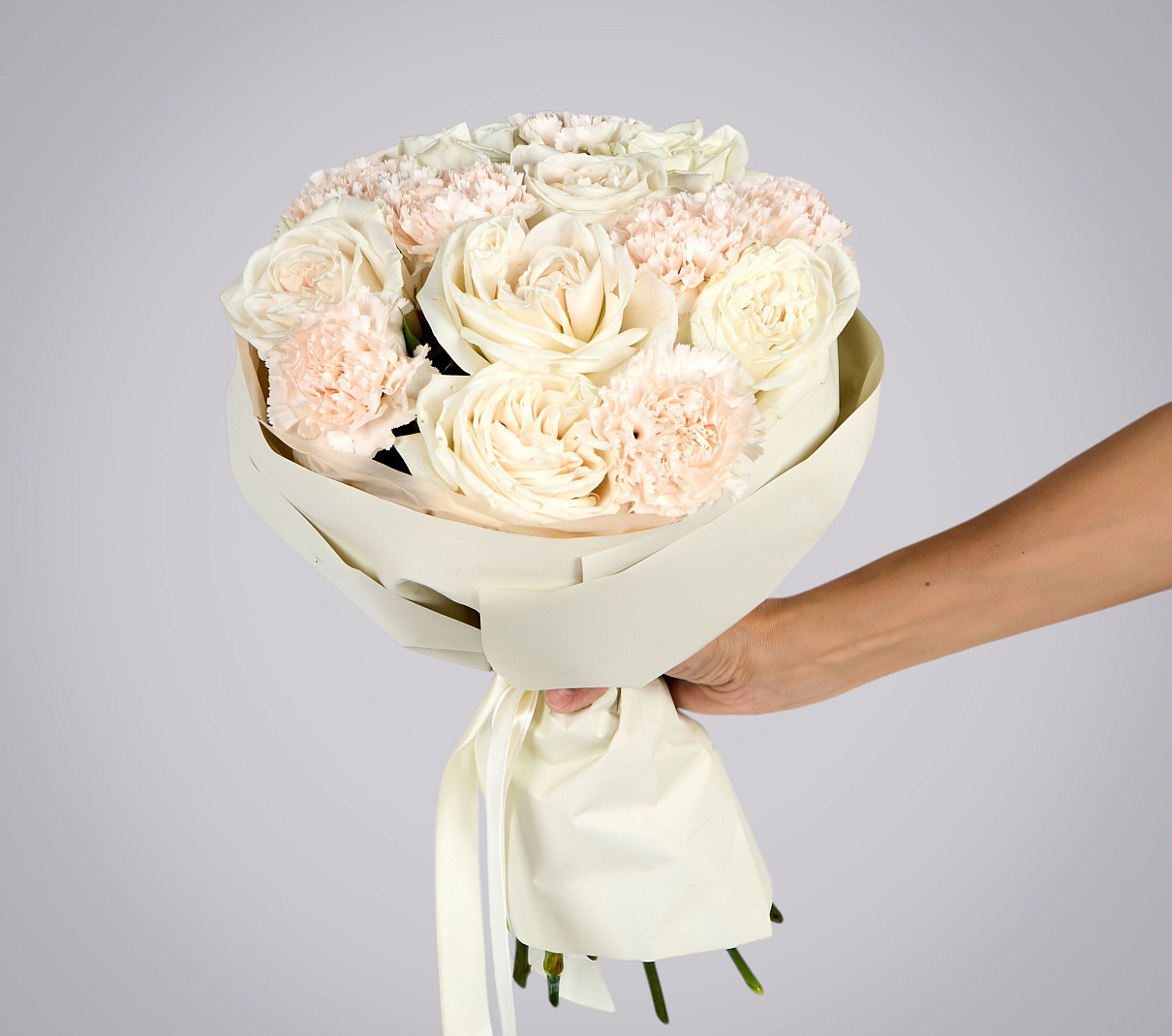 букет “жемчужное облако” 