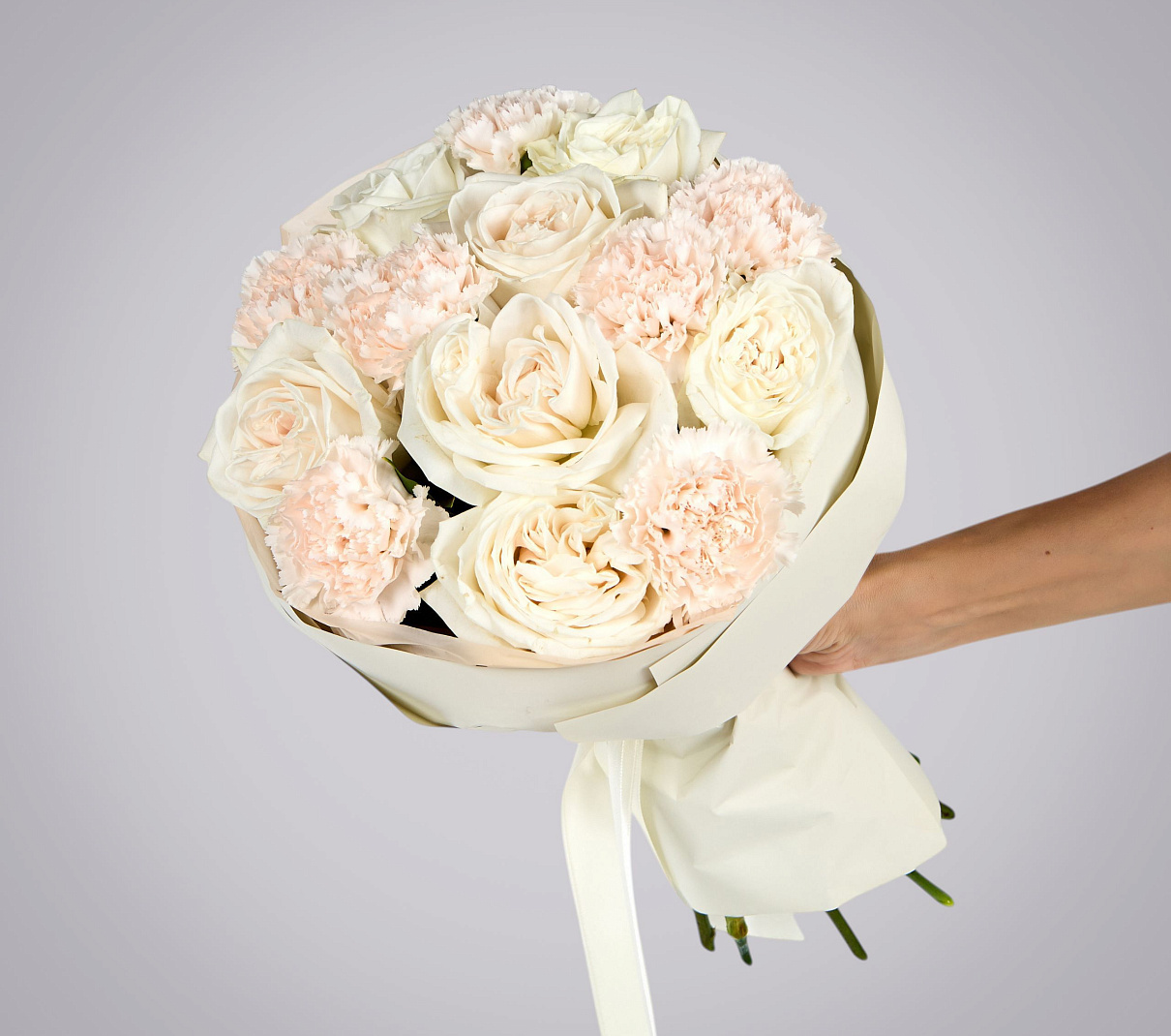 букет “жемчужное облако” 