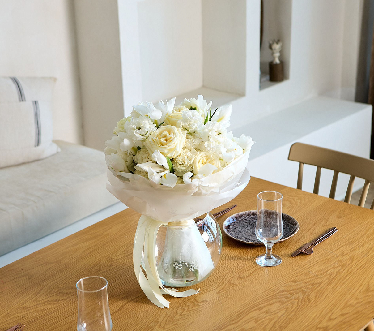 букет “белоснежный сад” 